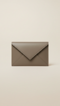 Leather Envelope Clutch