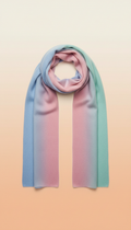 Gradient Scarf In Mongolian Cashmere